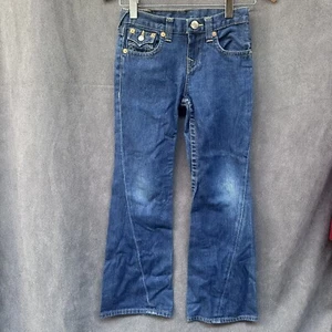 True Religion Jeans JOEY Flare Twisted Seam Girls Size 8 Youth - Picture 1 of 7
