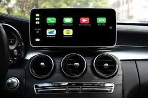 Pantalla de 12,3 pulgadas para Benz W205 C C300 GLC GLC250 V 2015-2018 Carplay Android 13 - Imagen 1 de 11