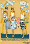 16x20" Poster Dekor. Raumdesign Kunstdruck. Französische Models Kleid.5986