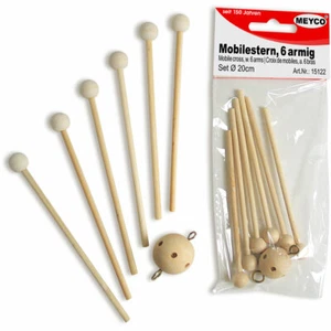 ab (2,90€/St.) Mobile-Sterne Mobile basteln Holz Baby Stern basteln - Bild 1 von 1