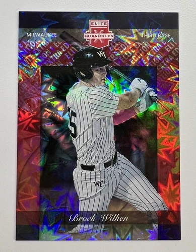 Brock Wilken 2023 Panini Elite Extra Edition FOTL  Red Stars #/5 SSP 🔥  Brewers