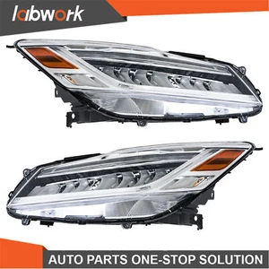 Labwork Full LED Headlights Chrome For Honda Accord Sedan 2016-2017 Right+Left - Bild 1 von 17