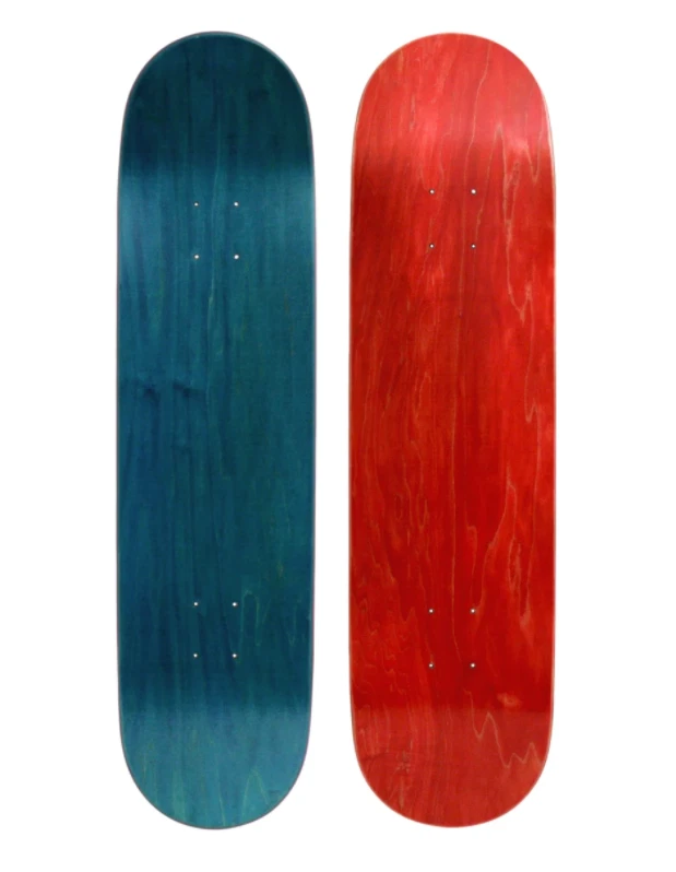 Blank Deck 7Ply Maple Blank Skateboard Deck, Mid Concave, 7.75" bis 8.50" (bunt)