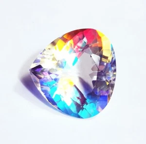 Mystic Quartz Extremely Rare 38.70+ Ct Certified Loose Gemstone With Free Gift - Picture 1 of 7