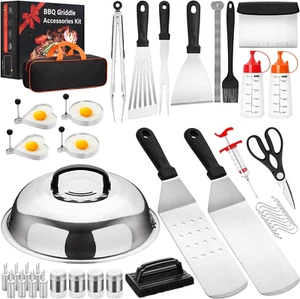 Kit de Herramientas Accesorios Plancha Blackstone, 47 Piezas Parrilla Superior Plana Comercial Gra - Imagen 1 de 12