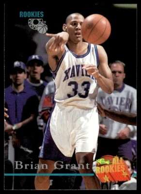 1995-96 Classic All-Rookies #103 Brian Grant Xavier Musketeers - Image 1 of 2