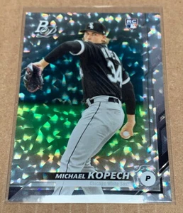 2019 Bowman Platinum Michael Kopech RC Silver Ice Chicago White Sox Card # 95 - Picture 1 of 2