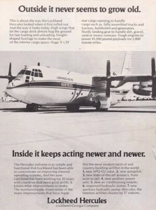 1975 Lockheed Hercules Aircraft ad 2/13/2023ii - Picture 1 of 1