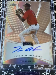 RC Year leaf Tim Anderson Draft Silver. Fresh Pack - Bild 1 von 2