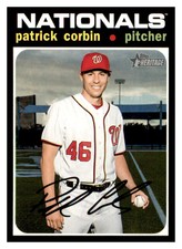 2020 Topps Heritage #230 PATRICK CORBIN Washington Nationals