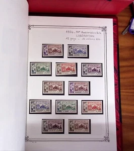 Grande série coloniale 10ème ANNIVERSAIRE DE LA LIBERATION N** MNH - Foto 1 di 1