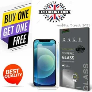 Tempered Glass SCREEN PROTECTOR iPhone 15 14 13 12 11 PRO MAX X XR XS FULL COVER - Picture 1 of 7