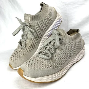 Nobull Knit Runner Sneakers Shoes Aspire Knit Runner Womens Sz 10 Mens 8.5 Tan - Picture 1 of 12