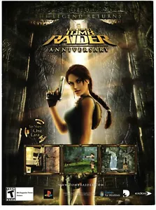 Original Retro 2007 Lara Croft Tomb Raider Anniversary Playstation game print ad - Picture 1 of 1