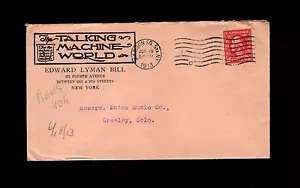 Magazine Talking Machine World E Bill New York 1913 Cover 2s - Picture 1 of 2