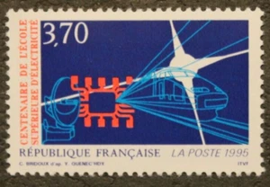 Timbre - FRANCE - Ecole Supérieure d'Electricité - 1995 - Neuf ** - YT2937 - Picture 1 of 1