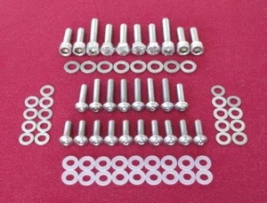 KAWASAKI ZX6R F1/2/3 - FAIRING STAINLESS STEEL SCREWS - 1995-'97 - KWA3 - Picture 1 of 1