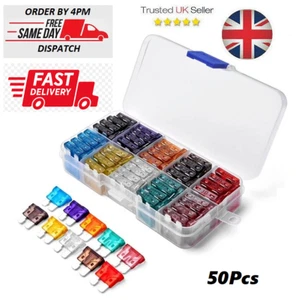 Kit fusibili auto assortimento fusibili di ricambio per veicoli 15A 20A 25A 30A 35A 100 - Foto 1 di 6