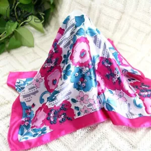 New 3Pcs 50cm Fashion Elegant Silk Satin Women Small Square Head Neck Scarf 89 - Picture 1 of 12