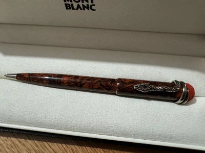 Bolígrafo Montblanc Heritage Rouge & Noir Serpiente Mármol Edición Especial 119854