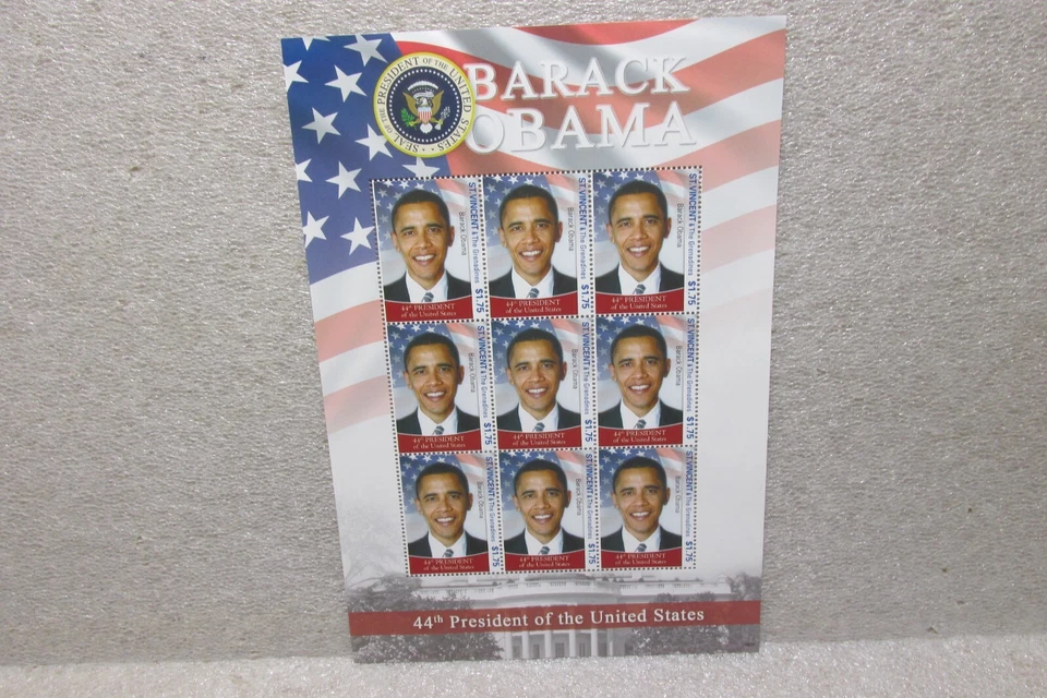 ST. VINCENT & the GRENADINES MNH SOUVENIR SHEET BARACK OBAMA #4 - Image 1 of 1
