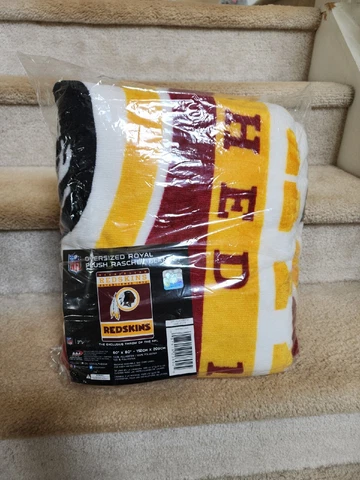 Washington Redskins NFL 60x80 Plush Raschel Throw Blanket  [NEW] Cover