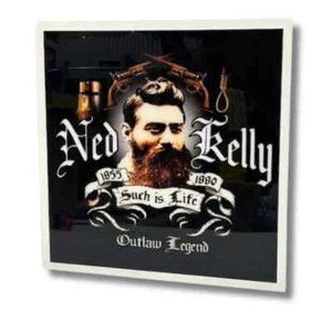 NED KELLY LED BAR LIGHT SIGN 240 V 600 MM X 600 MM FREE POST - Picture 1 of 2