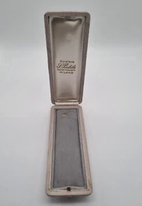 S.Babila Milano Vintage braun Stoff Halskette Box 60-1970er Jahre guter Zustand - Bild 1 von 13