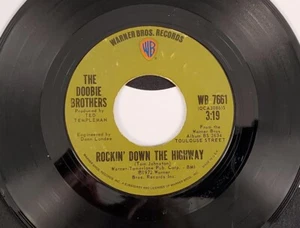 The Doobie Brothers - Jesus Is Just Alright; Rockin' Down the Highway - 45 RPM - Picture 1 of 3