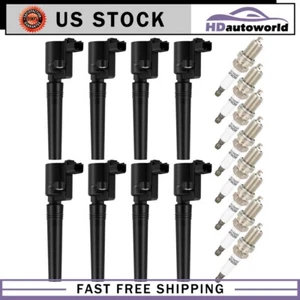 8x Ignition Coil & Iridium Spark Plug Kit for 2000-2006 Lincoln LS 3.9L V8 - Picture 1 of 11