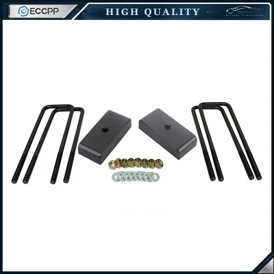 1 inch Rear Blocks Leveling Lift Kit For 1999-2024 Chevy Silverado Sierra 1500 - Image 1 of 4