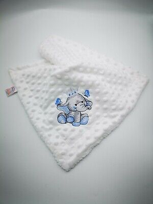Personalised Baby Dimple ELEPHANT Comforter Blanket Boy Girl Gift Set • 8.59£