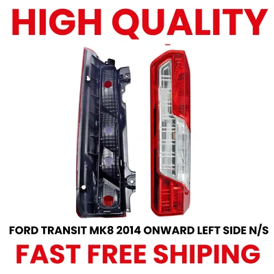 REAR left SIDE TAIL LIGHT LAMP LENS FOR FORD TRANSIT MK8 1815607 (2014-ONWARDS) - Image 1 of 2