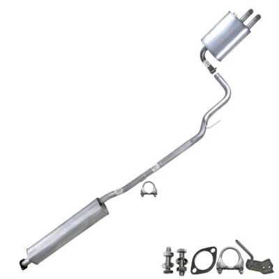 Silenciador resonador de acero inoxidable con pernos se adapta a: Nissan Altima 2002-2006 2,5 L Foto 1 de 4