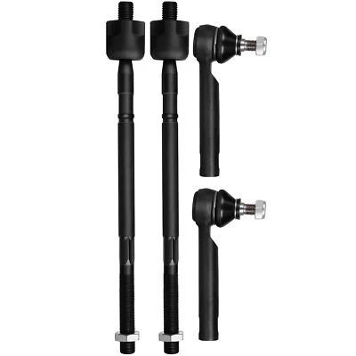 For 1998-2006 Subaru Legacy Outback Legacy 4 Pcs Inner & Outer Tie Rod Ends Part - Image 1 of 4