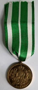 DEUTSCH - SACHSEN, 12 Jahre Dienstmedaille. II Klasse. Far. 1913-1918. - Bild 1 von 3