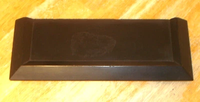 Antique Wm. L. Gilbert Colonia Black Mantel Clock Case Top / Roof Original Part - Image 1 of 4