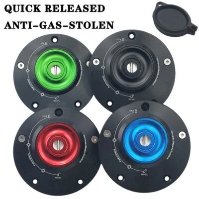 Para XJR 1300 FJR 1300A XV 950 Tapa de combustible Cerradura de llave Anti-Óxido Aluminio Ajuste directo Foto 1 de 4