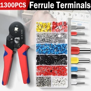 1400PCS Wire Ferrules Terminals Connector Wire Insulated Cord Pin Ends Terminals - Picture 1 of 38