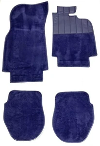 Porsche 964 911 Carrera RHD Tiptronic Floor Mats In Cobalt Blue - 964799551064ZN - Bild 1 von 10