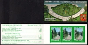 1995 Vaticano GIOVANNI PAOLO II Libretti Anno della Natura MNH** - Imagen 1 de 1