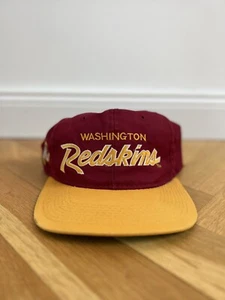 Vintage Cap Washington Redskins Sports Specialties Snapback Script Pinstripe Hat - Bild 1 von 4