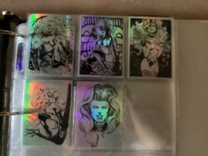 1994 Lady Death Series 1 I NECRO Chase Cards COMPLETE SET 1-5 - Bild 1 von 7