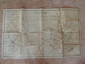 1919 Road Map Pennsylvania Tentative Plans Primary Highway Sproul Road Bill - Picture 1 of 12