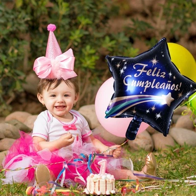  10 Pcs Aluminum Foil Decoration Balloons Interesting Photo Props - Image 1 of 4