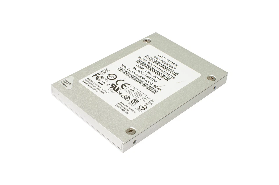 Hard drive SanDisk 400GB SSD SAS 6G 2.5" MLC MU SDLKAD6M-400G-5CXR - Image 1 of 1