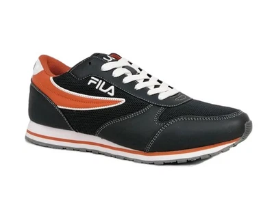 Fila - Zapatillas Para Hombre Negras Naranjas - ORBIT M Low Cut - Imagen 1 de 4