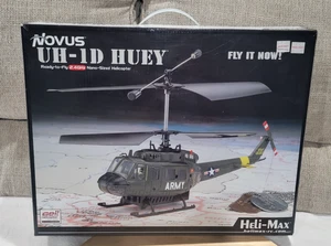 Novus UH-1D Huey 2.4GHz Nano Sized Helicopter RC Heli-Max FOR PARTS REPAIR As-Is - Picture 1 of 24