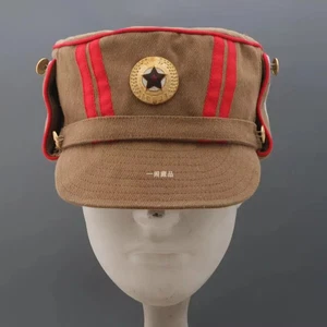 Commercial edition 1952 North Korean officer cap with badge - Picture 1 of 4