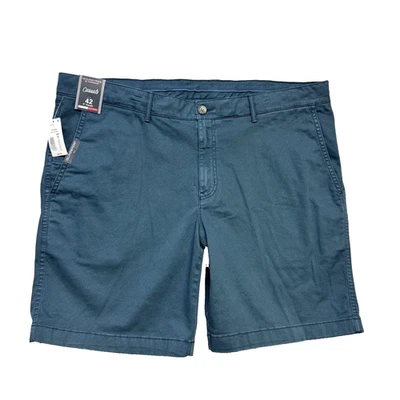 Roundtree & Yorke Men’s Shorts Size 42 Vintage Blue Flat Front 9” Inseam NWT New - Image 1 of 3